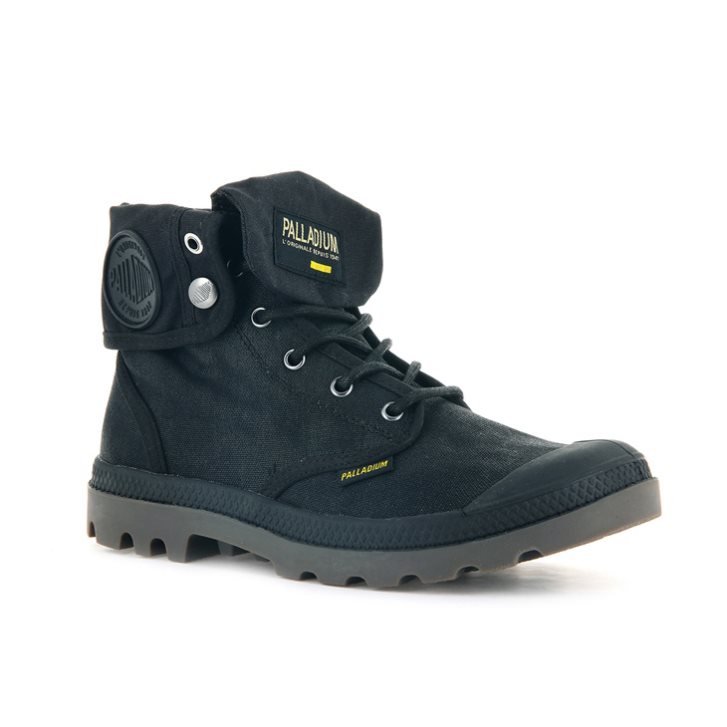 Dámské Boty Palladium Pampa Baggy WAX Černé | CZ ENY-32B